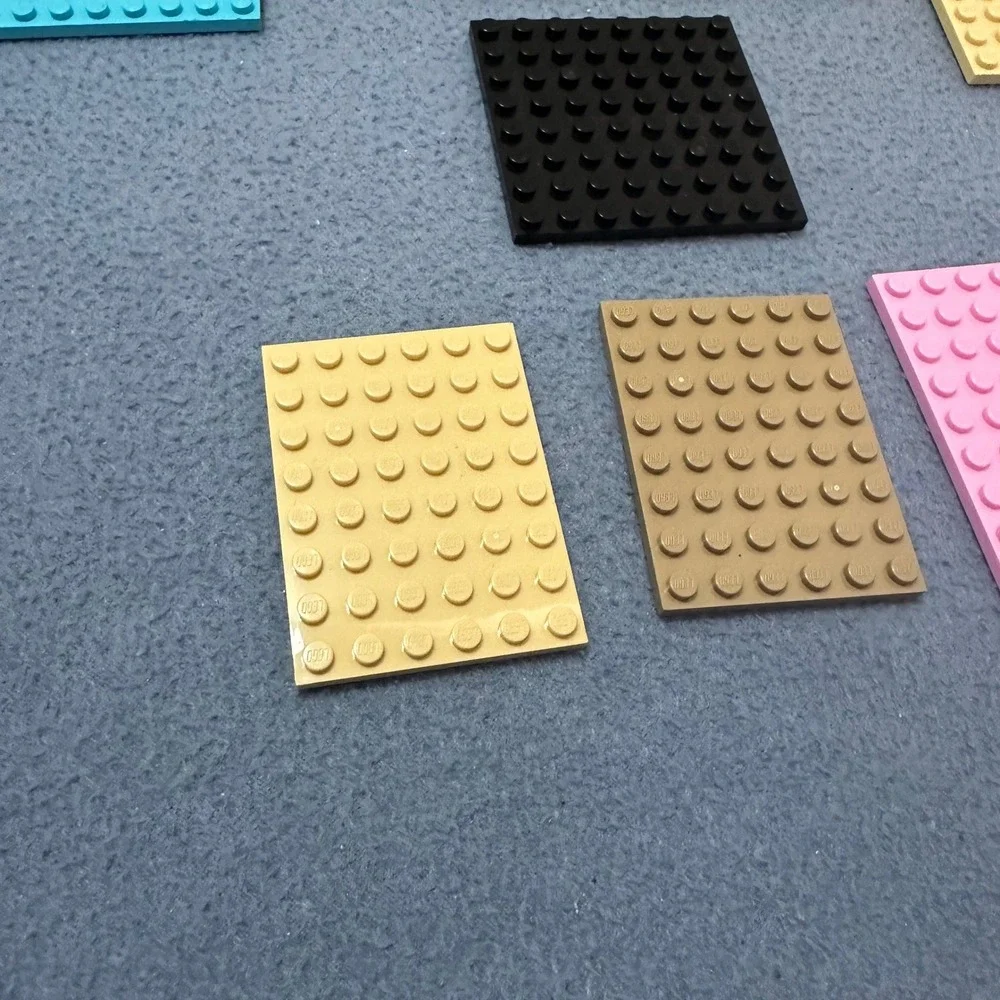 LEGO Mixed Plate Lot Assorted Colors and Sizes 6x12 4x12 8x8 4x10 4x6